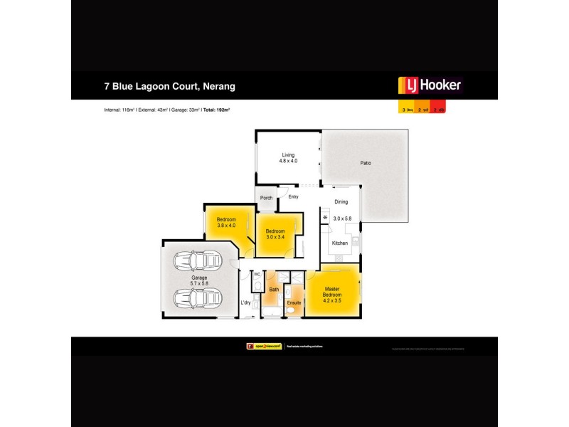 7 Blue Lagoon Court, Nerang QLD 4211 Floorplan