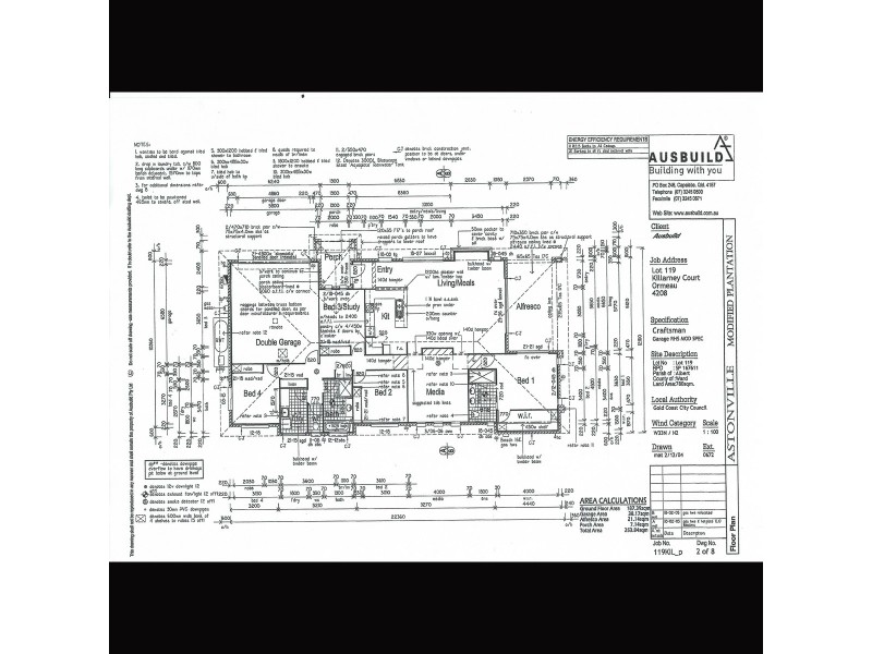1 Killarney Court, Ormeau QLD 4208 Floorplan