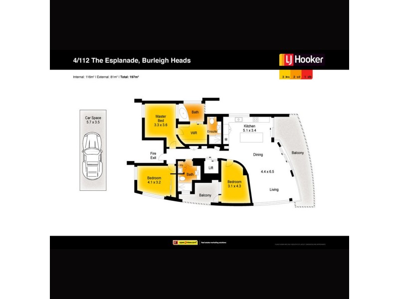 4/112 The Esplanade, Burleigh Heads QLD 4220 Floorplan