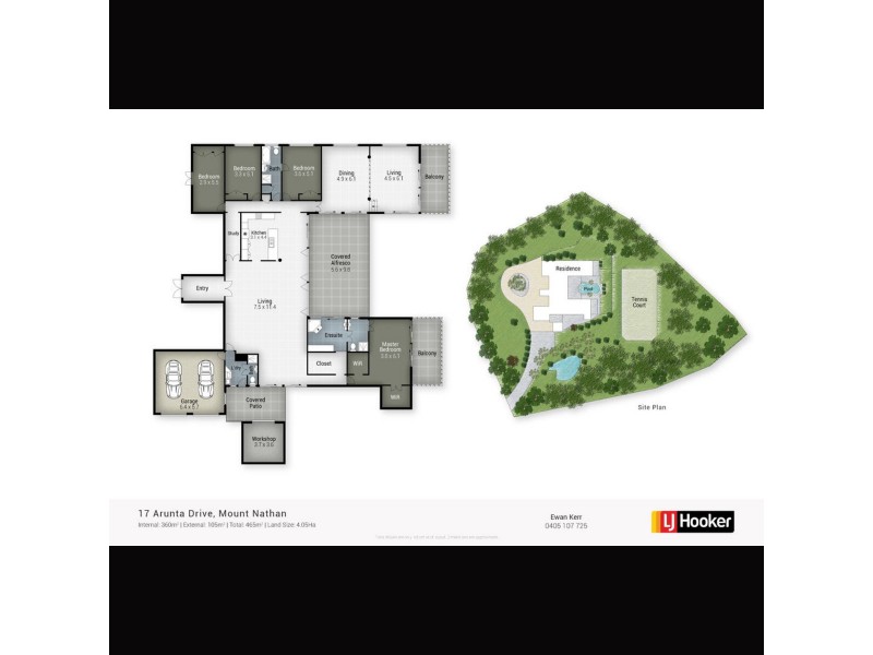 17 Arunta Drive, Mount Nathan QLD 4211 Floorplan