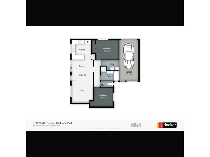 1/12 Wirth Terrace, Highland Park QLD 4211 Floorplan