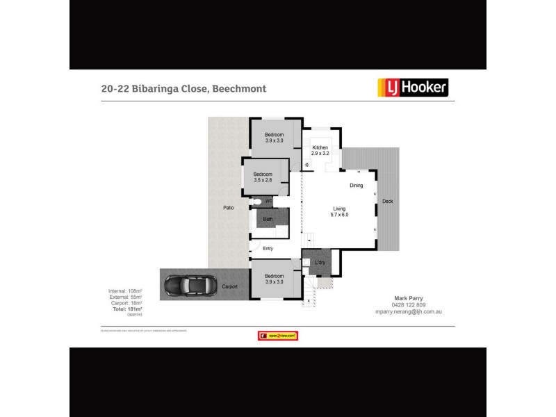 20-22 Bibaringa Close, Beechmont QLD 4211 Floorplan