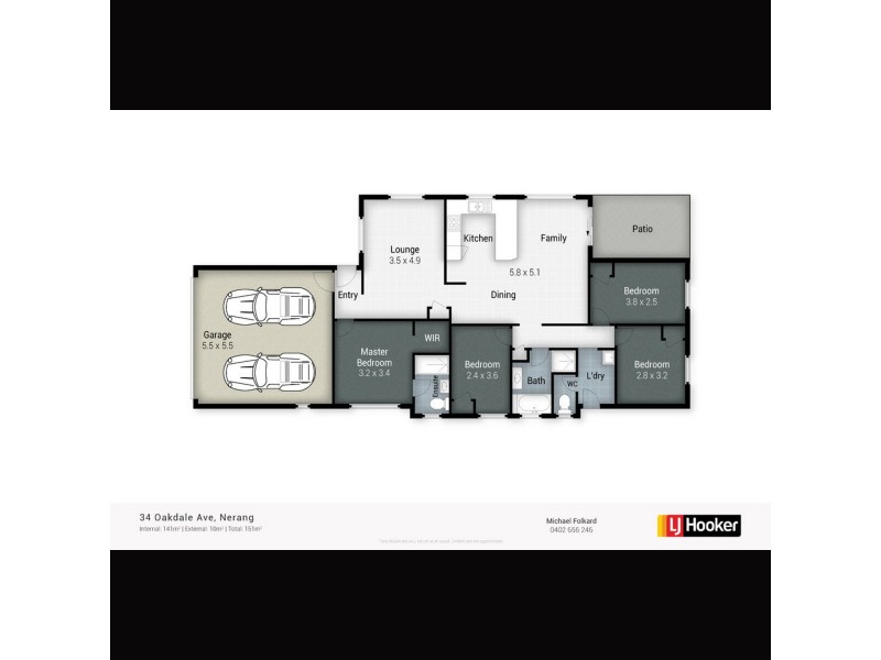 34 Oakdale Avenue, Nerang QLD 4211 Floorplan