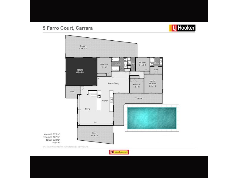 5 Farro Court, Carrara QLD 4211 Floorplan
