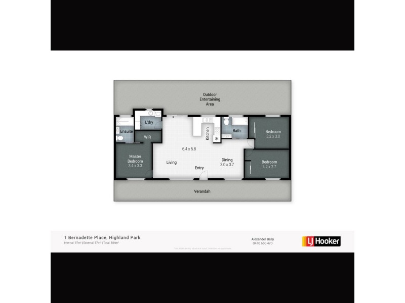 1 Bernadette Place, Highland Park QLD 4211 Floorplan