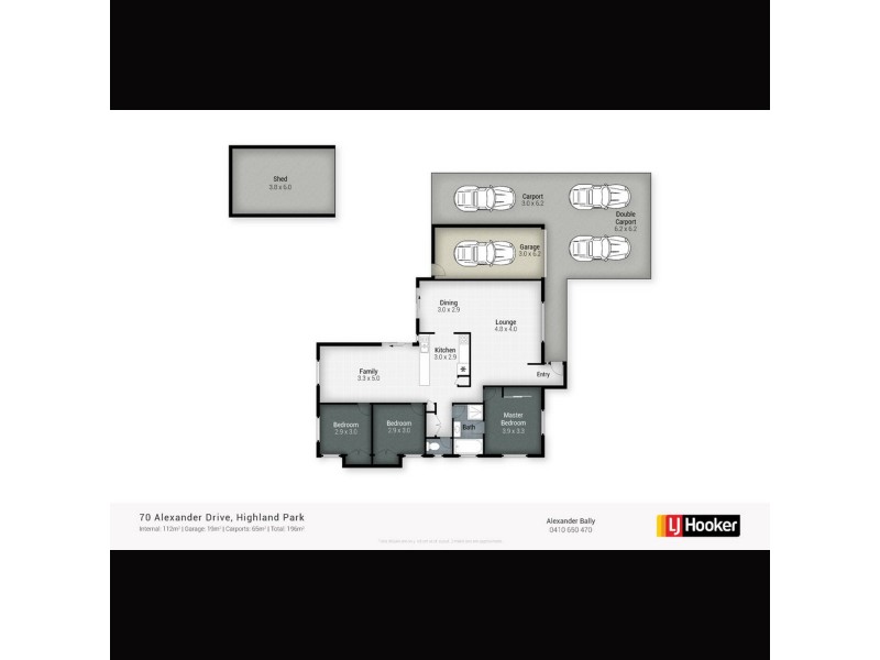 70 Alexander Drive, Highland Park QLD 4211 Floorplan