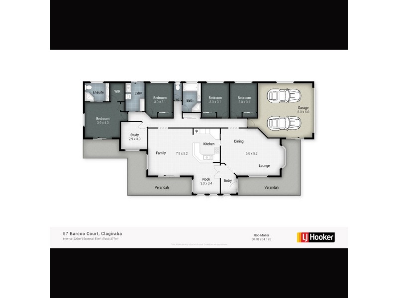 57 Barcoo Court, Clagiraba QLD 4211 Floorplan