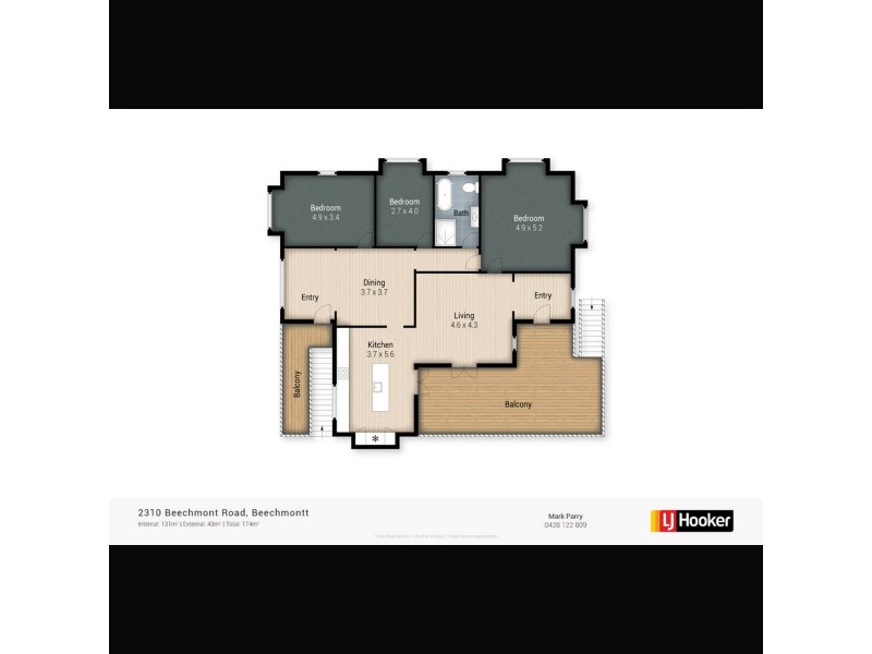 2310 Beechmont Road, Beechmont QLD 4211 Floorplan