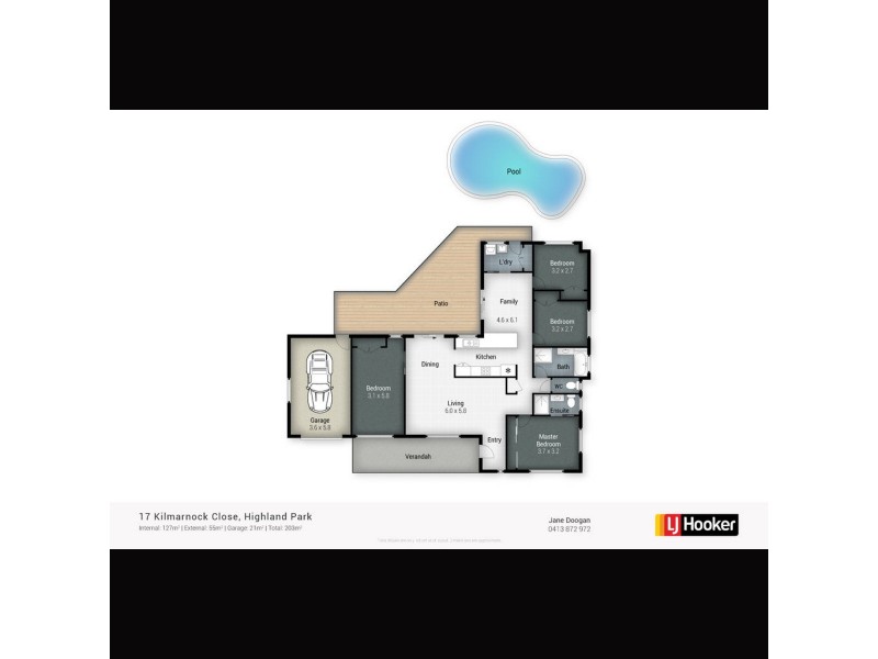 17 Kilmarnock Close, Highland Park QLD 4211 Floorplan