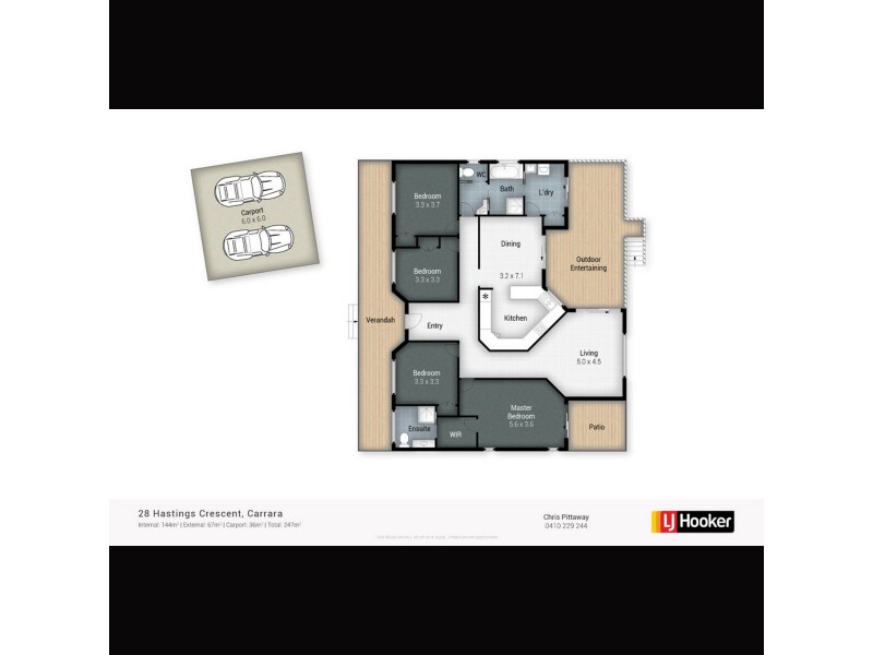 28 Hastings Crescent, Carrara QLD 4211 Floorplan