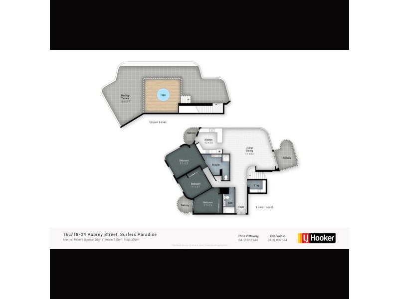 16c/18-24 Aubrey Street, Surfers Paradise QLD 4217 Floorplan