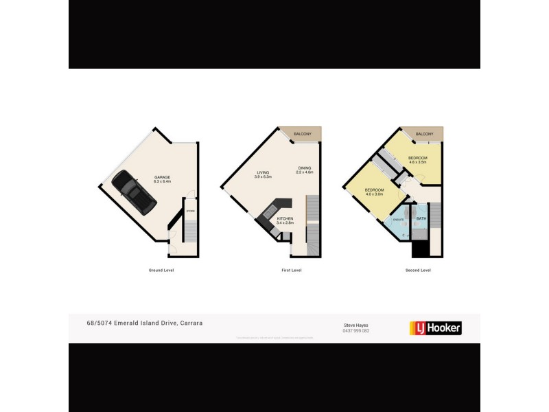 68/5074 Emerald Island Drive, Carrara QLD 4211 Floorplan