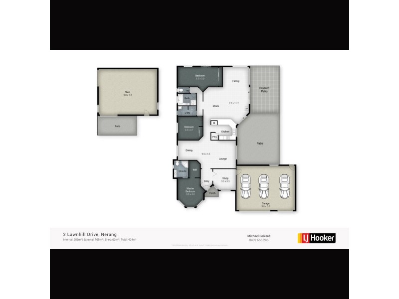 2 Lawnhill Drive, Nerang QLD 4211 Floorplan