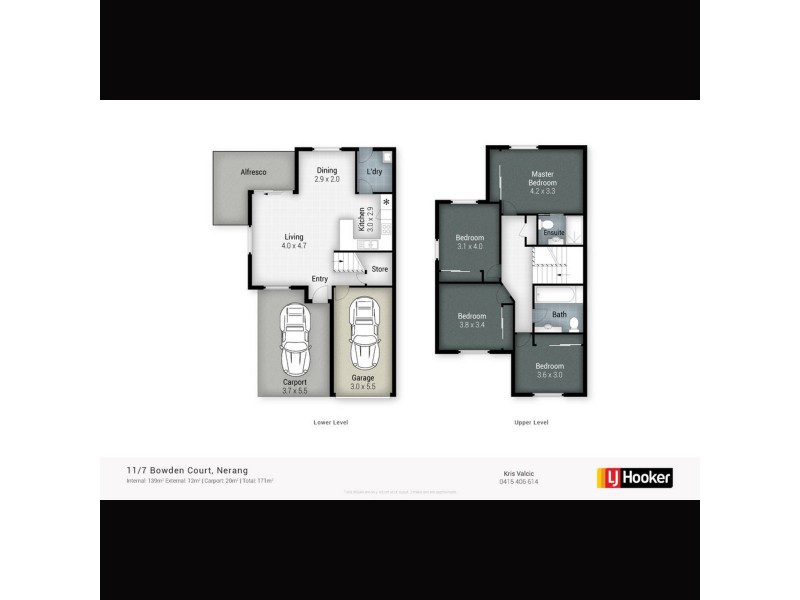 11/7 Bowden Court, Nerang QLD 4211 Floorplan