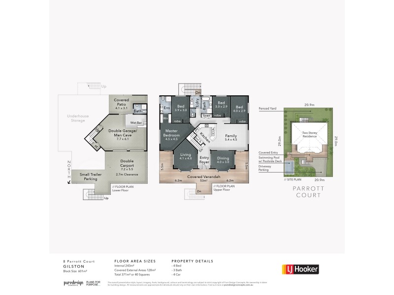 8 Parrot Court, Gilston QLD 4211 Floorplan