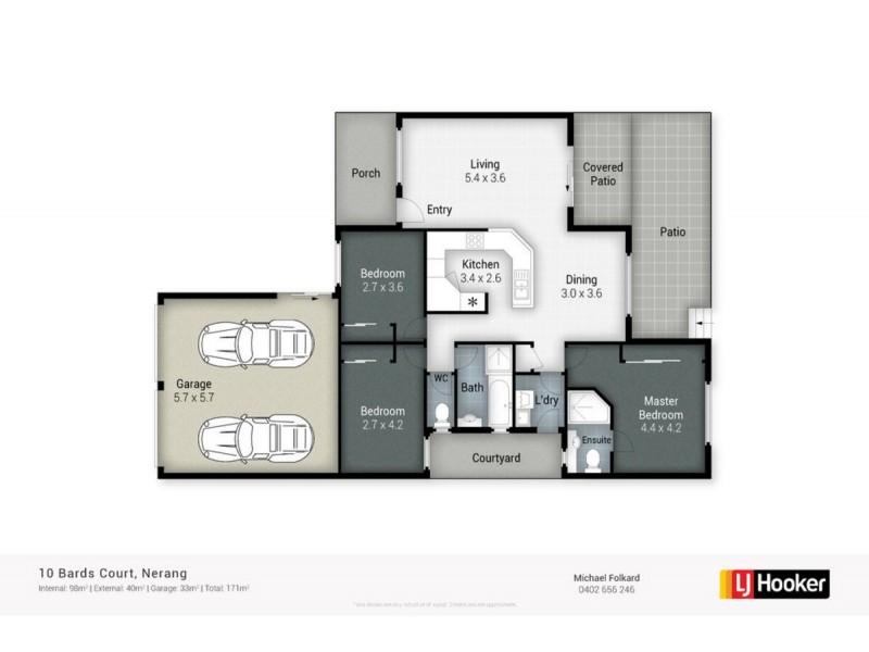 10 Bards Court, Nerang QLD 4211 Floorplan