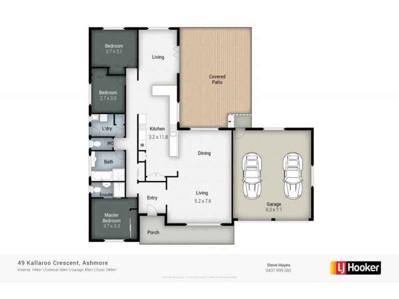 49 Kallaroo Crescent, Ashmore QLD 4214 Floorplan