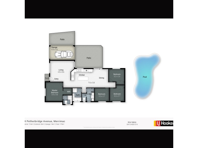 34 Petherbridge Avenue, Merrimac QLD 4226 Floorplan