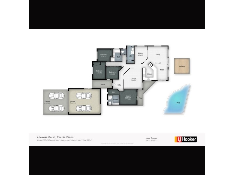 4 Navua Court, Pacific Pines QLD 4211 Floorplan