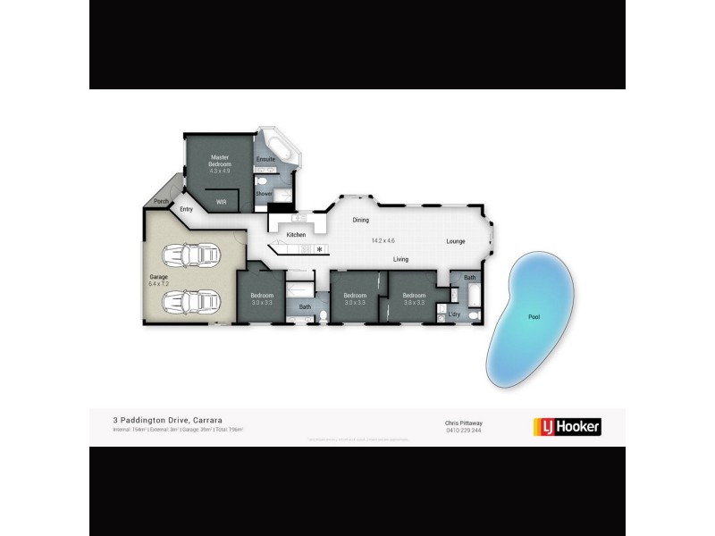 3 Paddington Drive, Carrara QLD 4211 Floorplan