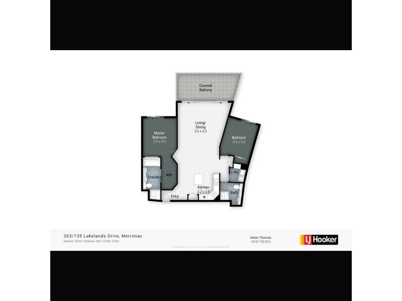 263/135 Lakelands Drive, Merrimac QLD 4226 Floorplan