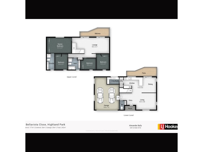 4 Bellavista Close, Highland Park QLD 4211 Floorplan