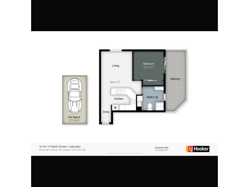 5/10-12 Bath Street, Labrador QLD 4215 Floorplan