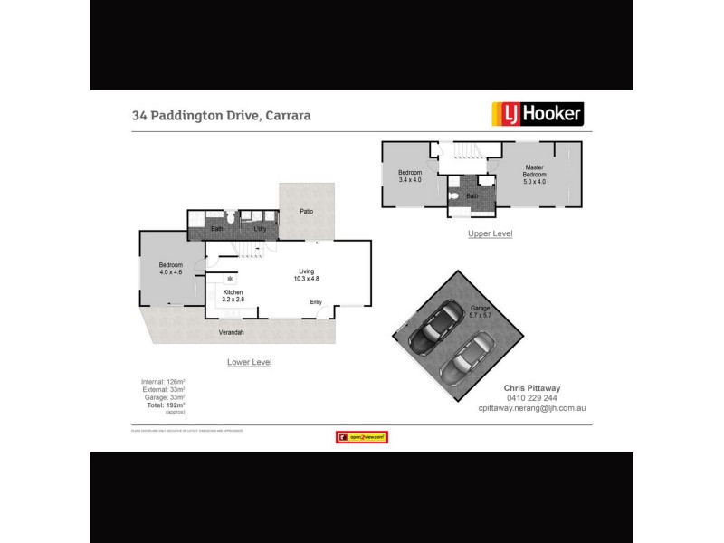 34 Paddington Drive, Carrara QLD 4211 Floorplan