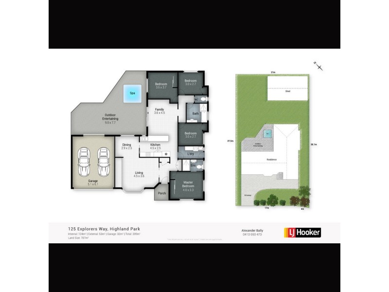 125 Explorers Way, Highland Park QLD 4211 Floorplan