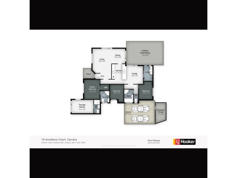 10 Avonbury Court, Carrara QLD 4211 Floorplan