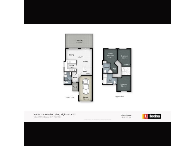 60/102 Alexander Drive, Highland Park QLD 4211 Floorplan