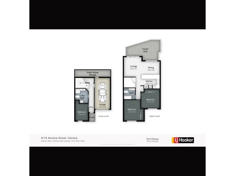 9/15 Ancona Street, Carrara QLD 4211 Floorplan