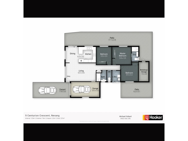 9 Centurion Crescent, Nerang QLD 4211 Floorplan