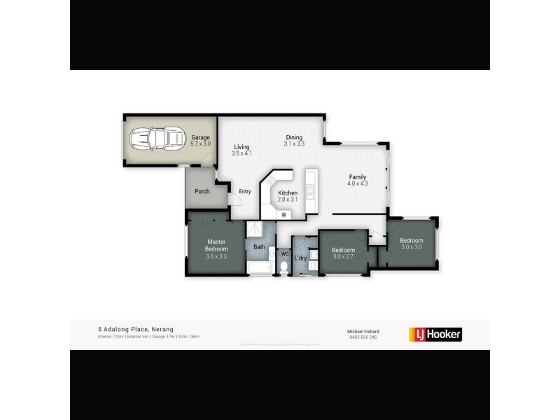 5 Adalong Place, Nerang QLD 4211 Floorplan