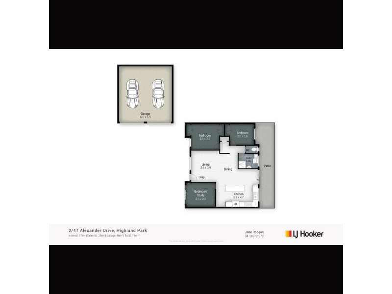 2/47 Alexander Drive, Highland Park QLD 4211 Floorplan