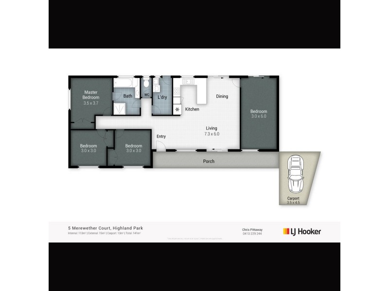 5 Merewether Court, Highland Park QLD 4211 Floorplan