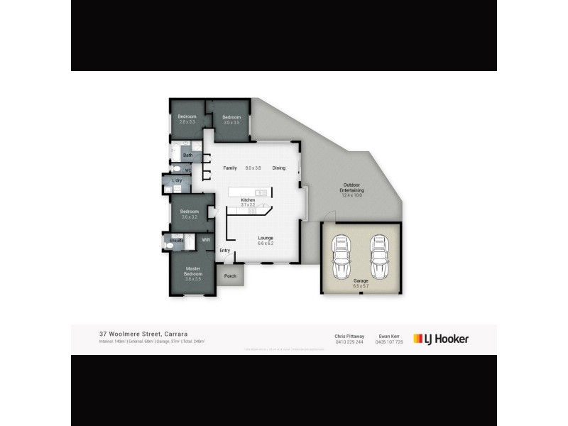 37 Woolmere Street, Carrara QLD 4211 Floorplan