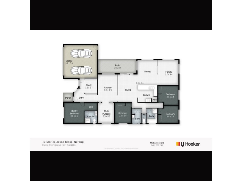 13 Marlee Jayne Close, Nerang QLD 4211 Floorplan
