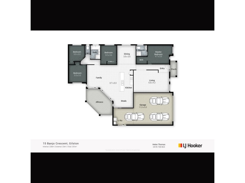 15 Banjo Crescent, Gilston QLD 4211 Floorplan