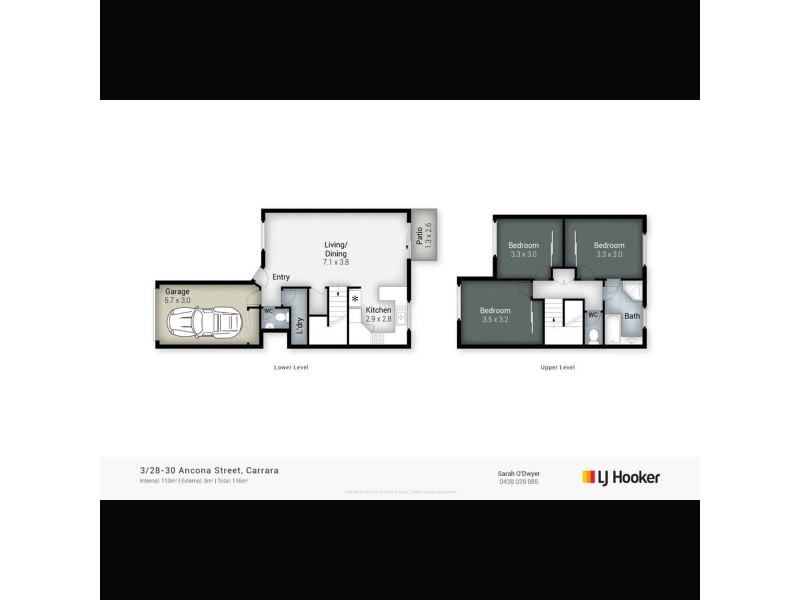 3/28 Ancona Street, Carrara QLD 4211 Floorplan