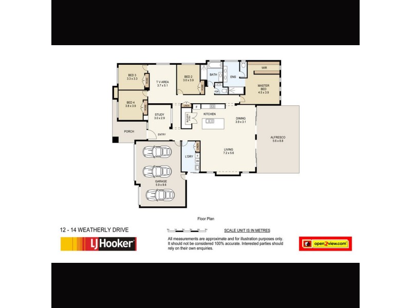 12-14 Weatherly Drive, Jimboomba QLD 4280 Floorplan