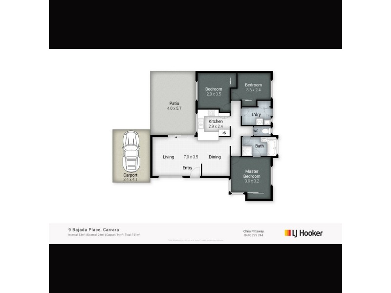 9 Bajada Place, Carrara QLD 4211 Floorplan