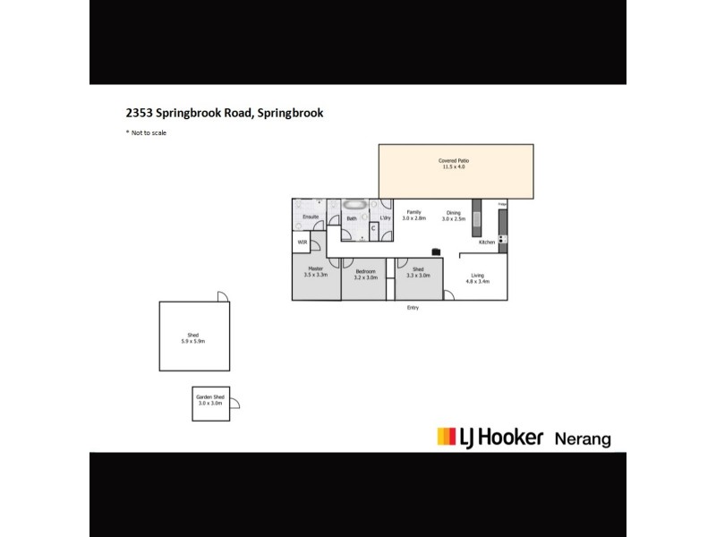 2353 Springbrook Road, Springbrook QLD 4213 Floorplan