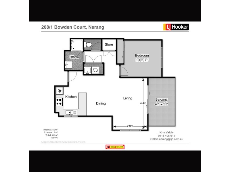 208/1 Bowden Court, Nerang QLD 4211 Floorplan