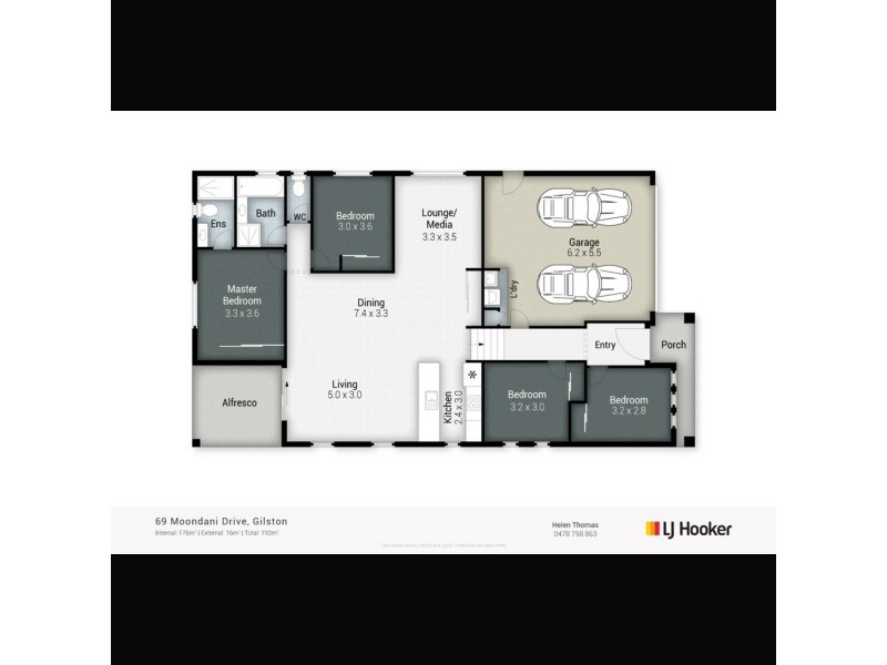 69 Moondani Drive, Gilston QLD 4211 Floorplan