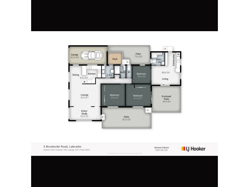 5 Brookside Road, Labrador QLD 4215 Floorplan