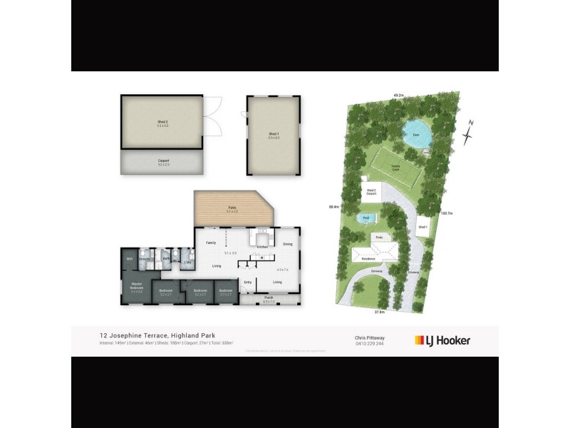 12 Josephine Terrace, Highland Park QLD 4211 Floorplan