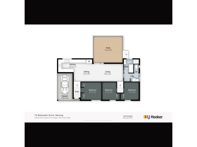 70 Balyando Drive, Nerang QLD 4211 Floorplan