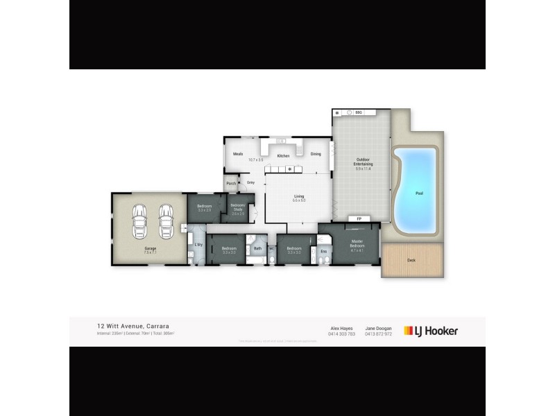 12 Witt Avenue, Carrara QLD 4211 Floorplan