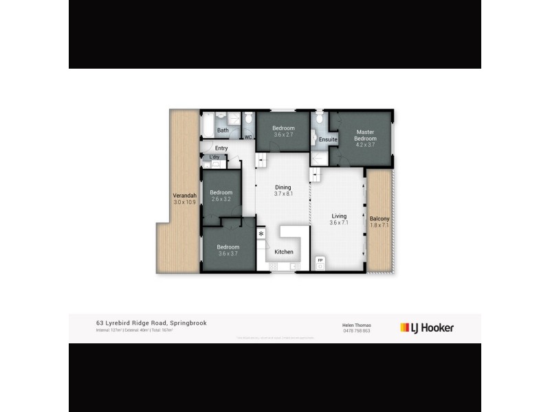 63 Lyrebird Ridge Road, Springbrook QLD 4213 Floorplan